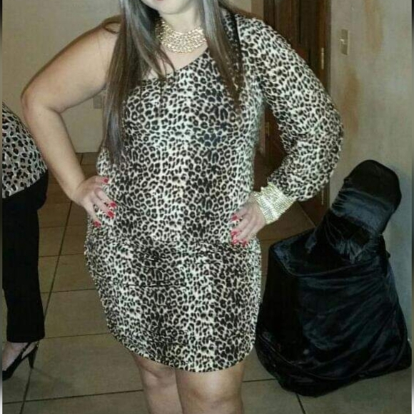 Plus Size 2X Animal print sexy dress. Used a few times excellent condition 👌 - Picture 2 of 5
